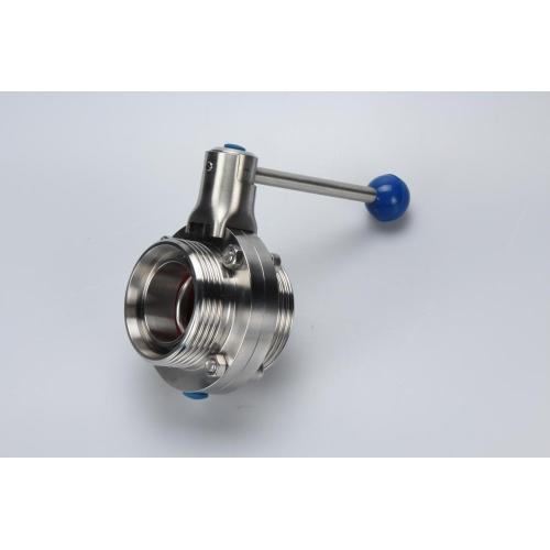 Stainless Steel Threaded Butterfly Valve With Handle