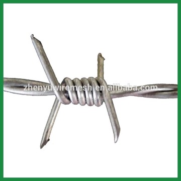2015 Top Quality Doubled Strand hot dipped galvanized barbed wire