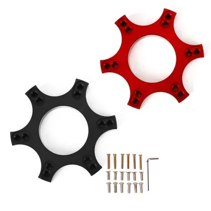 Aluminum 70MM Wheel Spacers Adapter Plate Ring for Thrustmaster T300RS Upgrade
