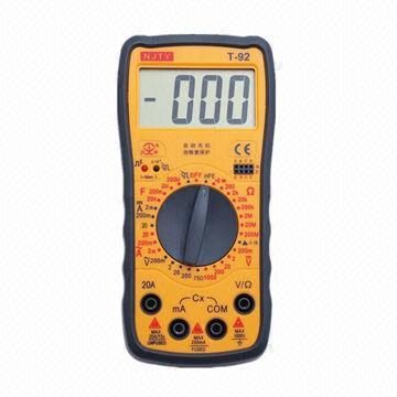 High Performance Cost Ratio Digital Multimeter, Supports Continuity Buzzer, Infrared Data Detection