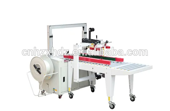 Automatic Carton Sealing And Strapping Machine