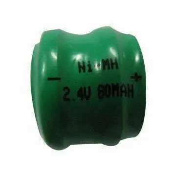 NiMH Button Cell 80mAh 2.4V Battery Pack