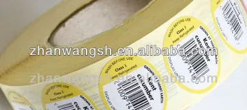 self adhesive paper sticker labels,die cut round lables