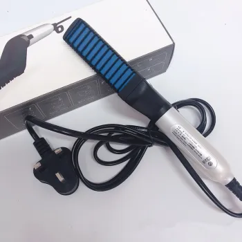 Men's Beard Comb Trend Shape Electric Straight Brush