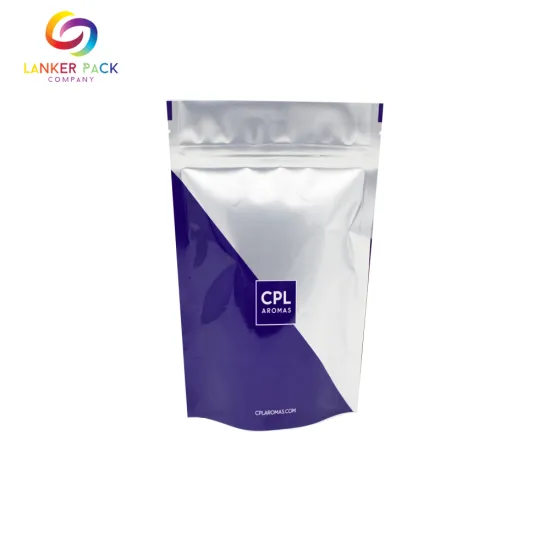 Recycle Food Packaging Stand Up Pouch With Zipper