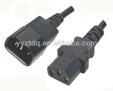 IEC c13 c14 connector power cord