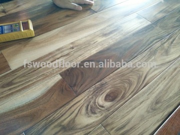 smooth natural exotic acacia wood flooring