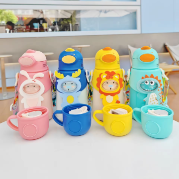 Factory Wholesale Double Wall Stainless Steel Water Bottle for Children - Travel Thermos Bottle Back to School Tumbler Cup