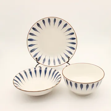 Wholesale porcelain noodle bowl white dishes ceramic