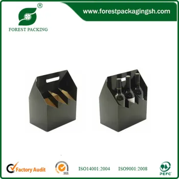 COLORED 6 PACK WINE BOTTLE HOLDER