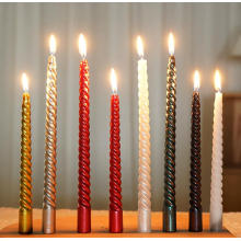 10 -цалевая спіральная ракавая нітка каляровая свечка ў Еўропу