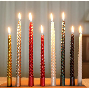 10 -цалевая спіральная ракавая нітка каляровая свечка ў Еўропу