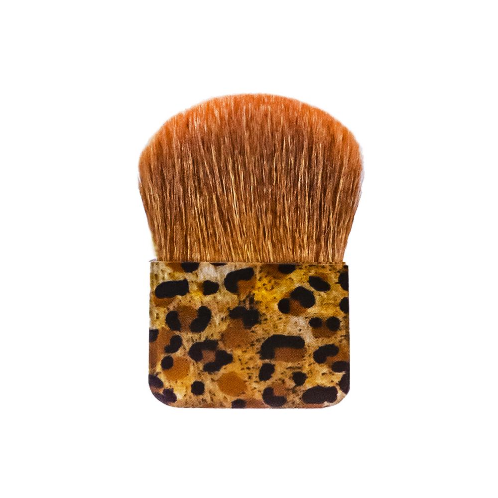 A Goat Hair Acrylic handle Kabuki Makeup Brush