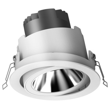 IP44 Non Flicker 0-10V Dimming LED COB Downlight
