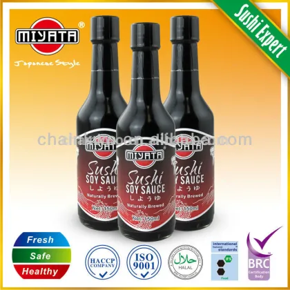 Fish sushi soy sauce