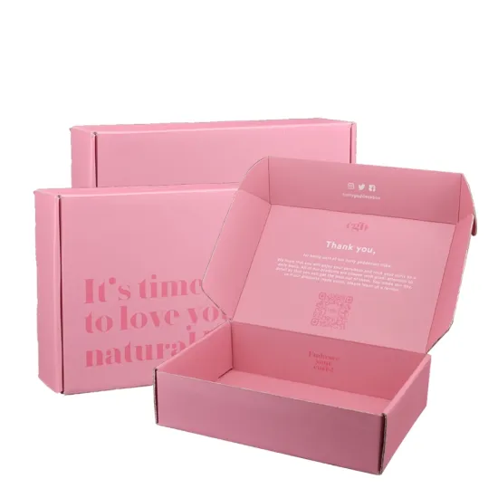 Recycled Colorful Printing Corrugated Mailer Shipping Box