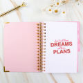 Custom Printed Hardcover A5 Spiral Notebook Agenda