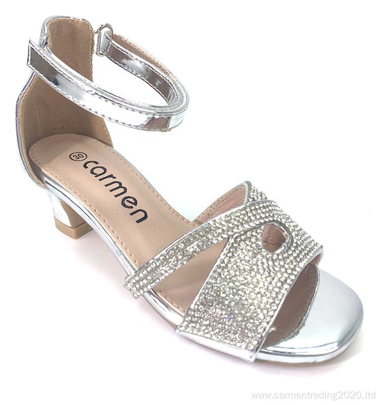 New summer low-heeled peep-toe princess sandals