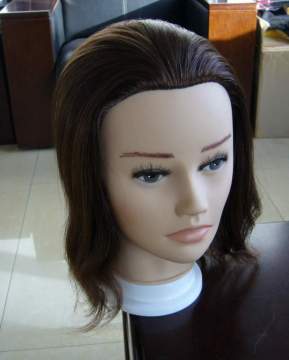 Human Hair Female Mannequin Head (EF-03)