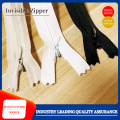 Nylon strip closure invisible zipper