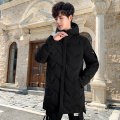 Fashion men's windproof warm cotton-padded coat