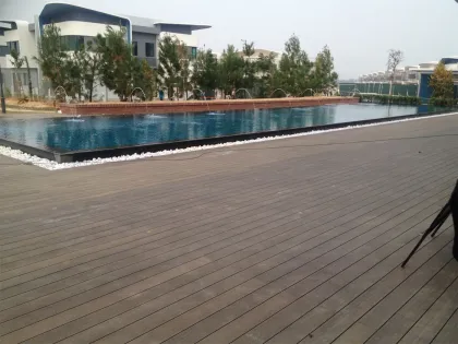 WPC Decking Composite Outdoor WPC Boards Co-Extrusion Panel Flooring