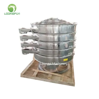 Loongyi salt earth circular sieving machine