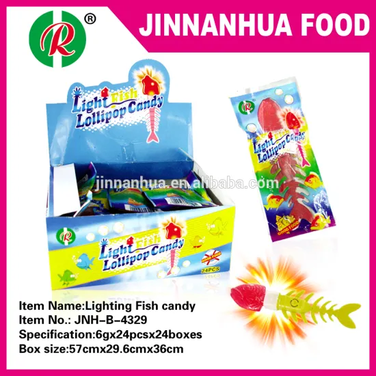lighting flash fish candy