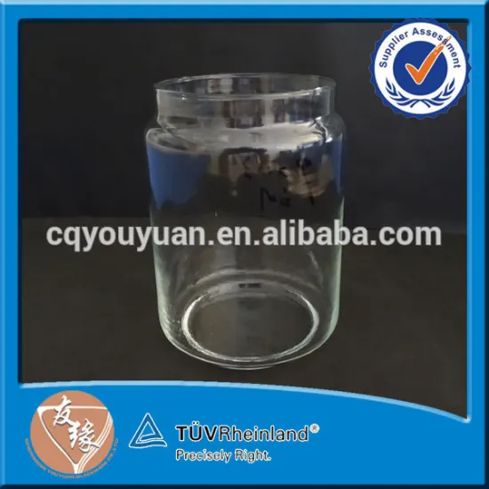 High quality fancy 540ml volume clear glass storage bottles