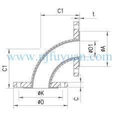 High-Quality Plastic Po Lined Corrosion Resistance Elbow