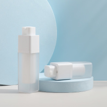 AS Airless Bottle Free Sample 30ml 50ml Square Airless Pump Bottle Factory