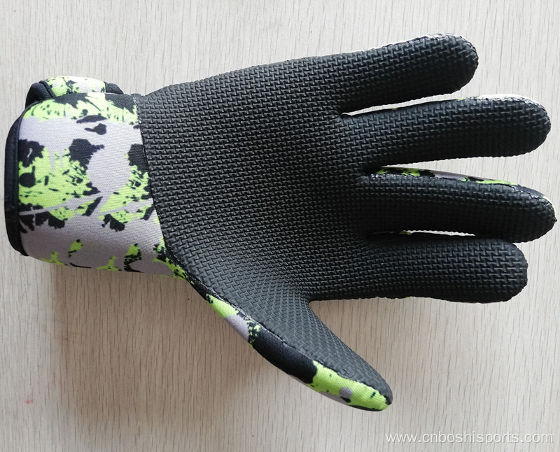 Hot sale mens lined neoprene motorcycle gloves