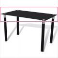 Clear Cut Size Rectangle Tempered Dinning Table Glass