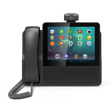 Smart Video IP Phone: 8-inch Adjustable Color Touch Screen with Dual Band (2.4G & 5G) WiFi and SIP Multimedia Technology