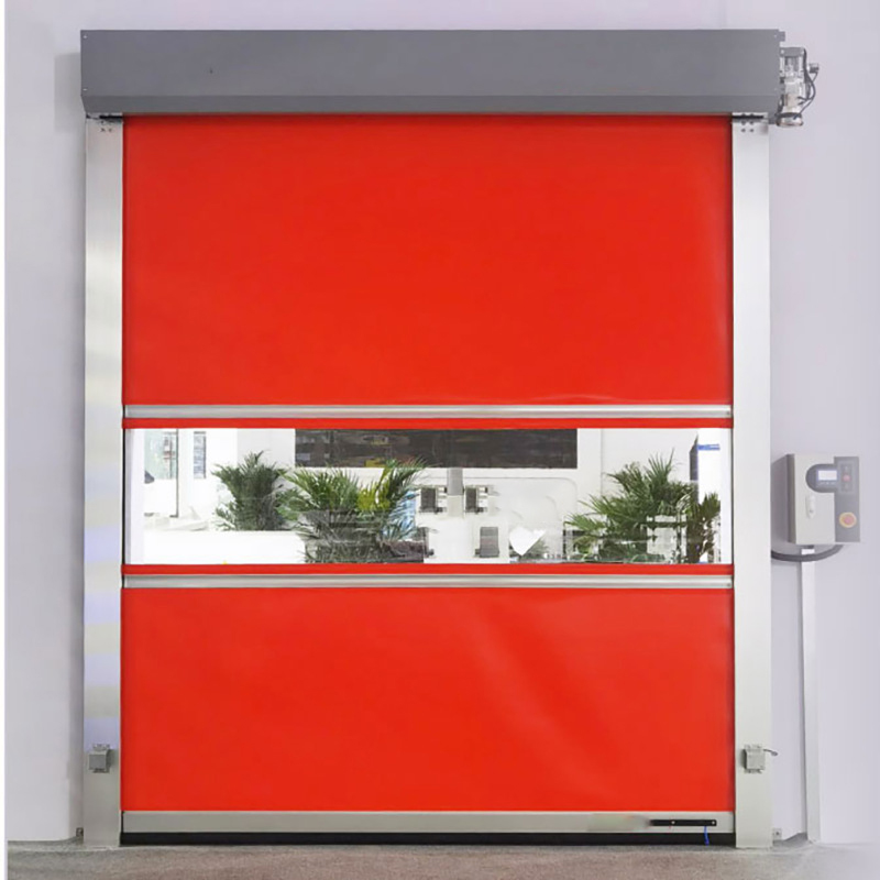 Fast soft shutter door