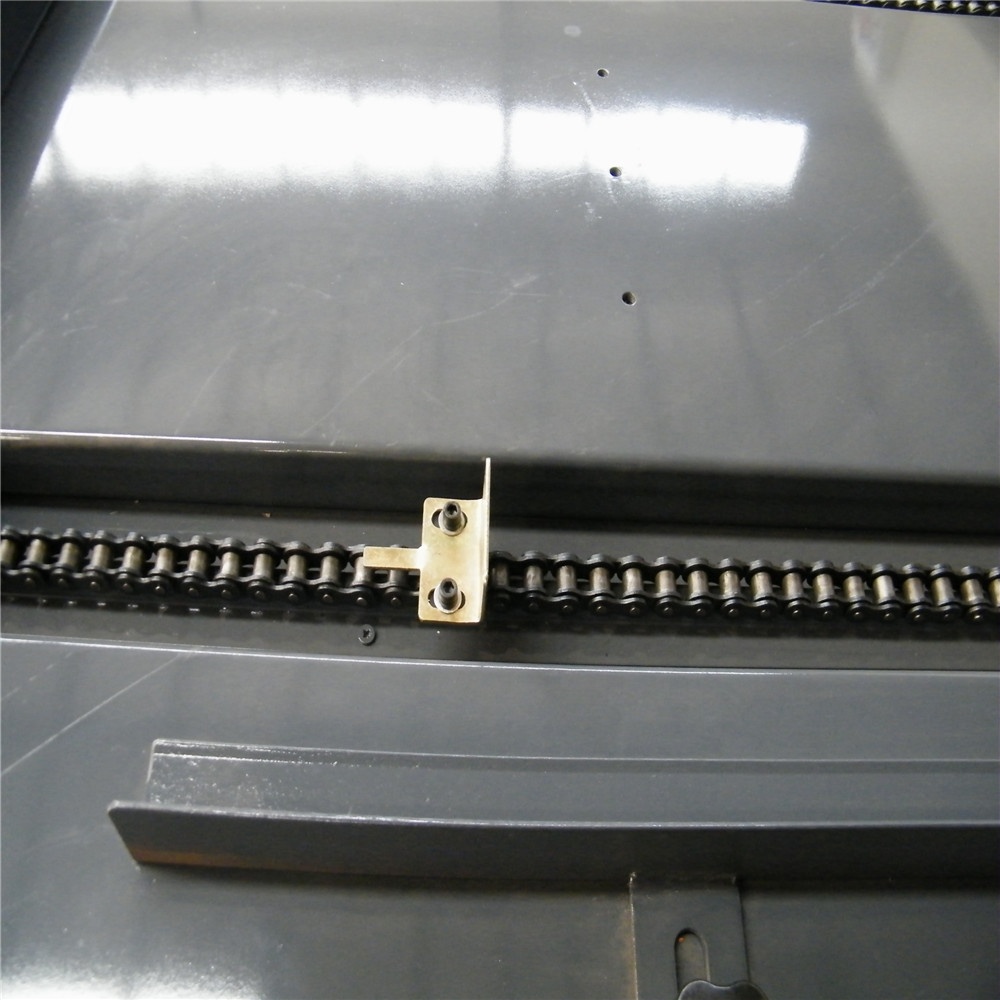 Chain feeder flexo printer slotter die cutting machine