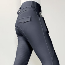 Femmes gris foncé Appareils équivalents Full Silicone Breeches