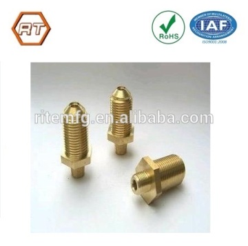 Precision turning brass custom cnc components