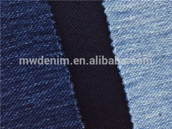 ribbed twill knit denim fabric textile mill