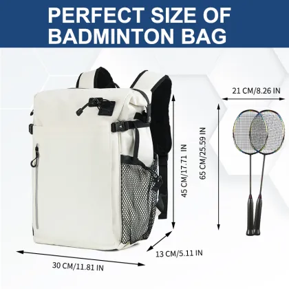 Lightweight Badminton Racket Backpack for Players