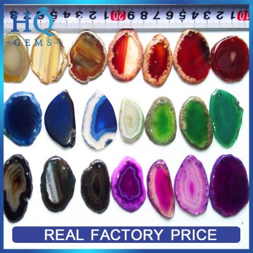 Brazil agate 30-60mm Agate slice wholesale