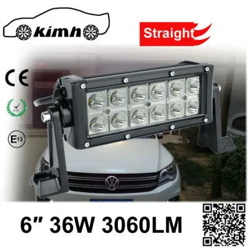 6 Inch CE, RoHs, IP67 Certification Auto Parts led light bar off road 36w