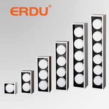 ERDU Shape Square Ceiling Flush Surface Mounted Adjustable Smart LED Downlight