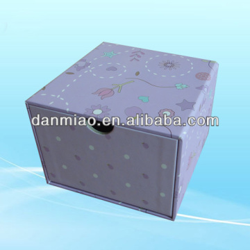 Cardboard drawer kids jewelry box