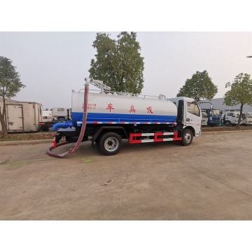 Camion d&#39;aspiration d&#39;eaux usées sous vide de 8000 litres bon marché de Dongfeng