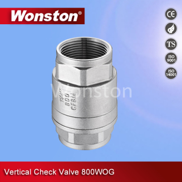 Vertical Check Valve with Viton Seat 800wog CF8m