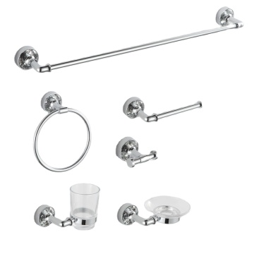 Modern Zinc Alloy Wall-Mounted Bathroom Hardware Accessories Set