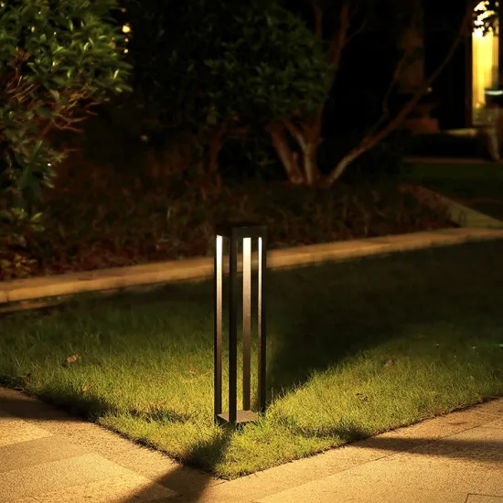Modern Aluminum Post Bollard Lamp for Outdoor Garden Path Lighting, 10W LED, IP65 Waterproof