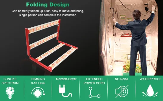 240w Grow Light 4 Bar for Flowering Sunlight