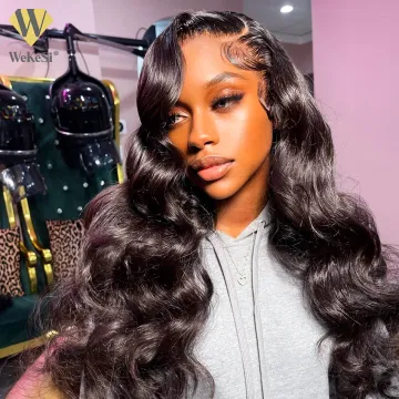 Raw Virgin Body Wave Wig,Lace Front Wigs Human Hair Pre Plucked,Glueless Cuticle Aligned Swiss Lace Frontal Wigs